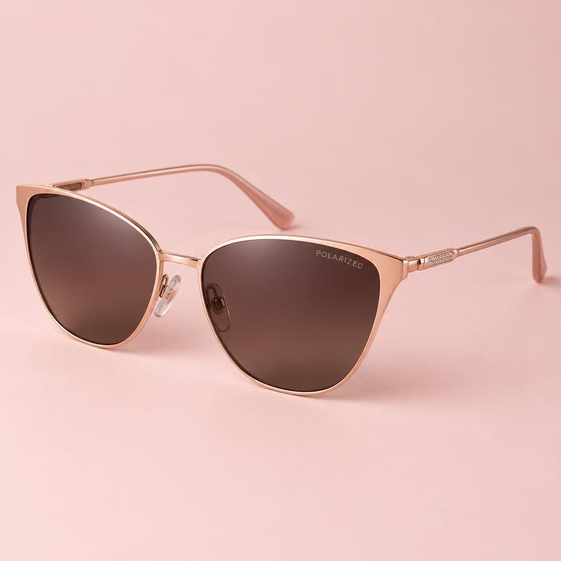 Óculos de Sol Cat-Eye Rose Gold